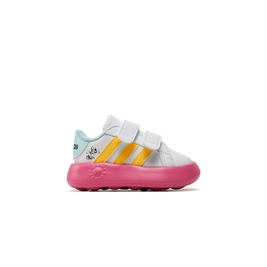 adidas Sneakersy Grand Court Minnie Tennis Sportswear Kids ID8018 Biały ze sklepu MODIVO w kategorii Buty sportowe dziecięce - zdjęcie 171377047