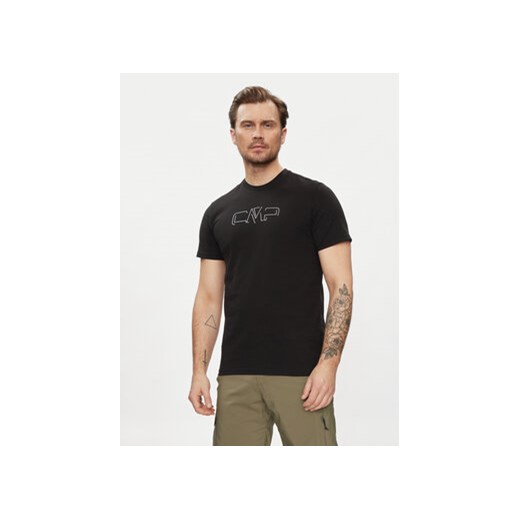 CMP T-Shirt 32D8147P Czarny Regular Fit ze sklepu MODIVO w kategorii T-shirty męskie - zdjęcie 171377055