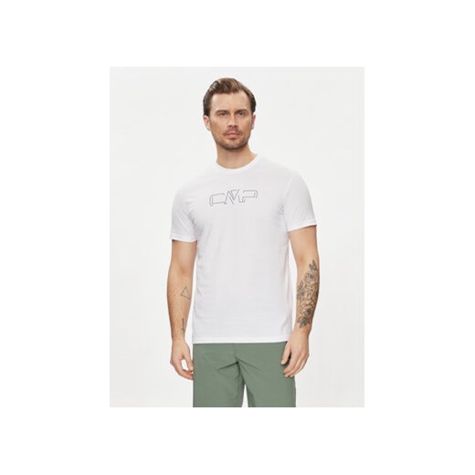 CMP T-Shirt 32D8147P Biały Regular Fit ze sklepu MODIVO w kategorii T-shirty męskie - zdjęcie 171377088