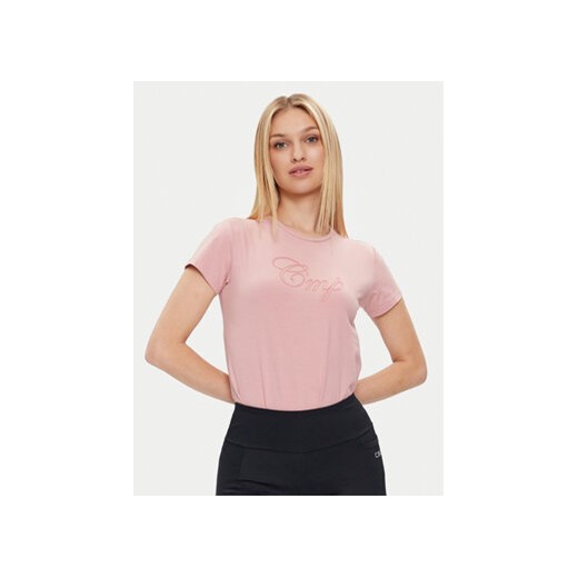 CMP T-Shirt 32D8066P Różowy Regular Fit ze sklepu MODIVO w kategorii Bluzki damskie - zdjęcie 171377448