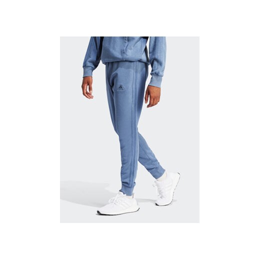 adidas Spodnie dresowe ALL SZN 3-Stripes IR5202 Niebieski Regular Fit ze sklepu MODIVO w kategorii Spodnie męskie - zdjęcie 171377489
