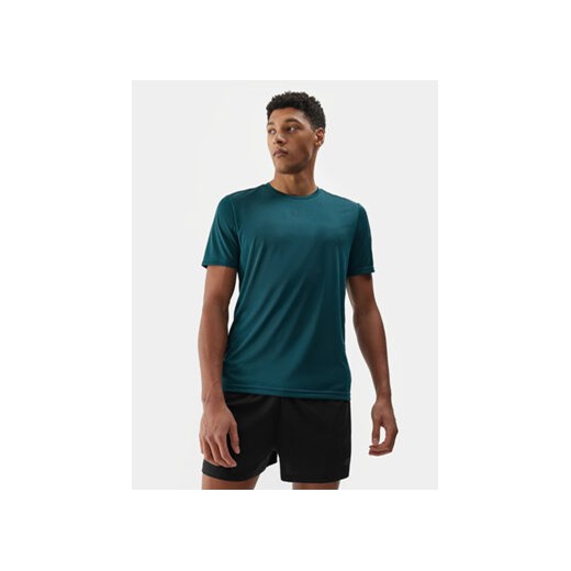 4F Koszulka techniczna 4FWSS24TFTSM697 Zielony Regular Fit ze sklepu MODIVO w kategorii T-shirty męskie - zdjęcie 171378017