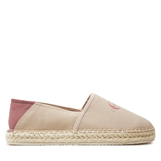 Espadryle Calvin Klein Jeans Espadrille Ml Btw YW0YW01376 Różowy ze sklepu eobuwie.pl w kategorii Espadryle damskie - zdjęcie 171379407