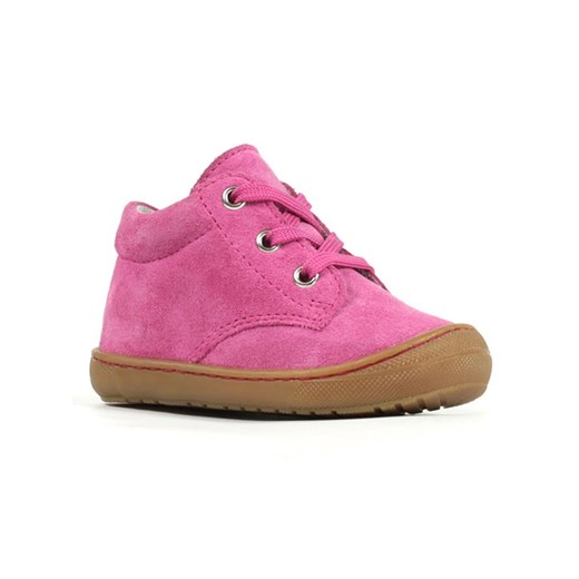 Richter Shoes Skórzane buty w kolorze różowym do nauki chodzenia ze sklepu Limango Polska w kategorii Półbuty dziecięce - zdjęcie 171381945