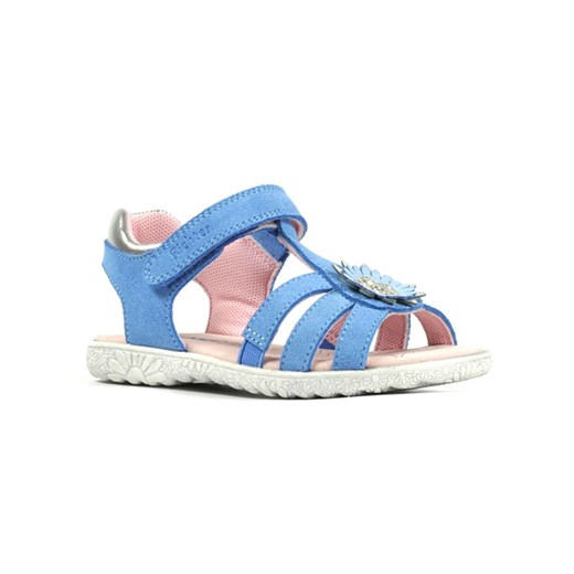 Richter Shoes Skórzane sandały w kolorze niebieskim ze sklepu Limango Polska w kategorii Sandały dziecięce - zdjęcie 171382095