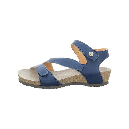 Think! Skórzane sandały w kolorze niebieskim ze sklepu Limango Polska w kategorii Sandały damskie - zdjęcie 171382179