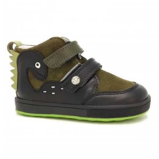 Mini First Steps Bartek 136340-02, Zielono-Czarny ze sklepu Wojas w kategorii Buciki niemowlęce - zdjęcie 171388307