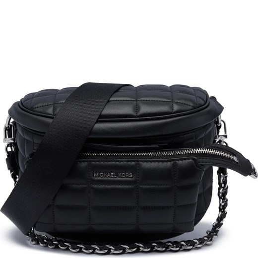 Kopertówka Michael Kors skórzana matowa elegancka czarna mała na ramię