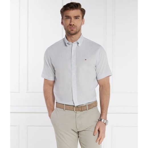 Tommy Hilfiger Koszula | Regular Fit | z dodatkiem lnu ze sklepu Gomez Fashion Store w kategorii Koszule męskie - zdjęcie 171397179