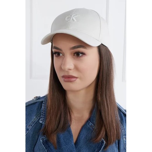 Czapka z daszkiem damska białe Calvin Klein