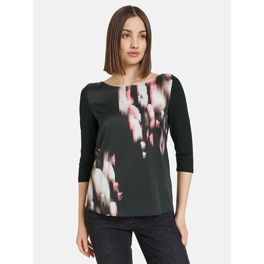 TAIFUN Koszulka w kolorze czarno-jasnoróżowym ze sklepu Limango Polska w kategorii Bluzki damskie - zdjęcie 171399087