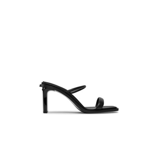 Calvin Klein Klapki Padded Curved Stil Slide 70 HW0HW01992 Czarny ze sklepu MODIVO w kategorii Klapki damskie - zdjęcie 171400199