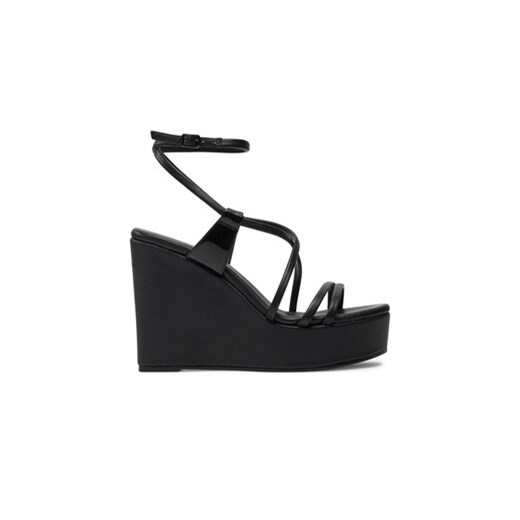 Calvin Klein Sandały Wedge Sandal 70 Lth HW0HW01952 Czarny ze sklepu MODIVO w kategorii Sandały damskie - zdjęcie 171400735