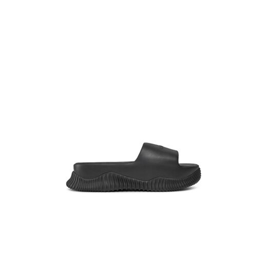 Calvin Klein Klapki Texture Hybrid Slide HW0HW01850 Czarny ze sklepu MODIVO w kategorii Klapki damskie - zdjęcie 171400875