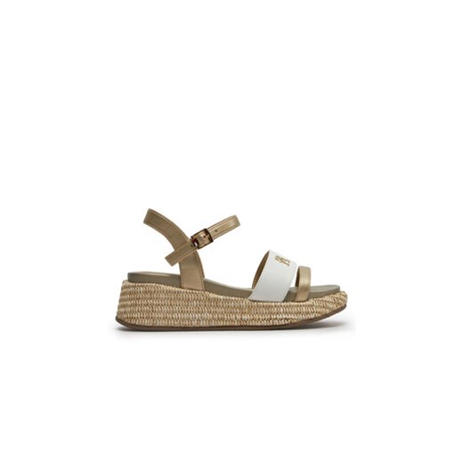 Tommy Hilfiger Espadryle Platform Sandal T3A2-33263-0326 M Złoty ze sklepu MODIVO w kategorii Sandały dziecięce - zdjęcie 171401208