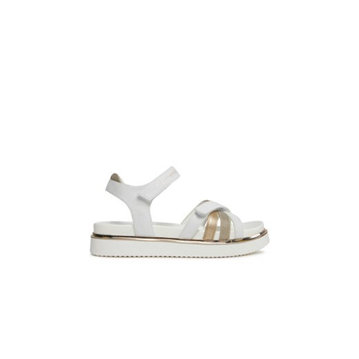 Tommy Hilfiger Sandały Velcro Sandal T3A2-33238-0273 Biały ze sklepu MODIVO w kategorii Sandały damskie - zdjęcie 171401349