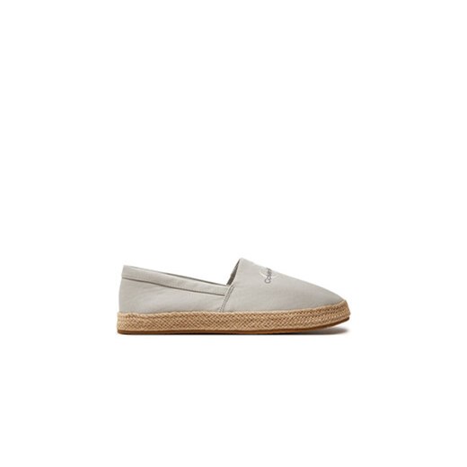 Calvin Klein Jeans Espadryle Espadrille Slipon Ml YM0YM00935 Szary ze sklepu MODIVO w kategorii Espadryle męskie - zdjęcie 171401496