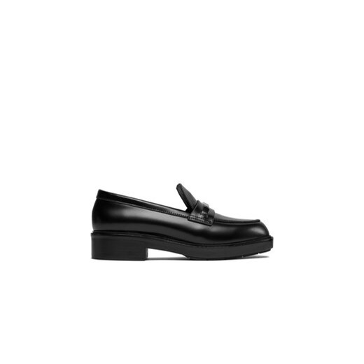 Calvin Klein Loafersy Rubber Sole Loafer W/Hw HW0HW02006 Czarny ze sklepu MODIVO w kategorii Mokasyny damskie - zdjęcie 171401558