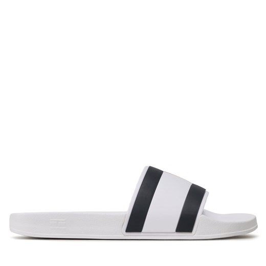 Klapki Tommy Hilfiger Rubber Th Flag Pool FM0FM04236 White YBR Tommy Hilfiger 42 eobuwie.pl
