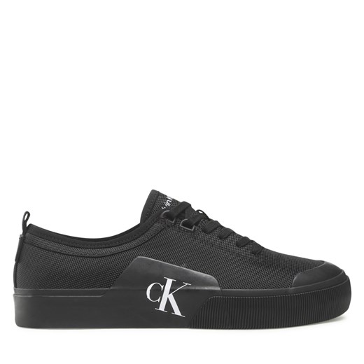 Trampki Calvin Klein Jeans Skater Vulc Laceup Low Ny YM0YM00459 Black BDS 43 promocyjna cena eobuwie.pl