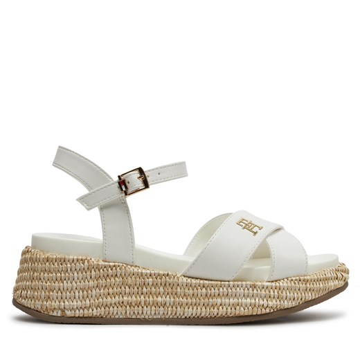 Sandały Tommy Hilfiger Platform Sandal T3A2-33264-0326 M White 100 Tommy Hilfiger 33 eobuwie.pl