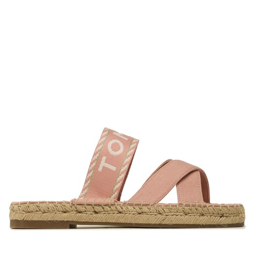 Espadryle Tommy Hilfiger Seasonal Webbing Sandal FW0FW07181 Soothing Pink TQS ze sklepu eobuwie.pl w kategorii Espadryle damskie - zdjęcie 171403836