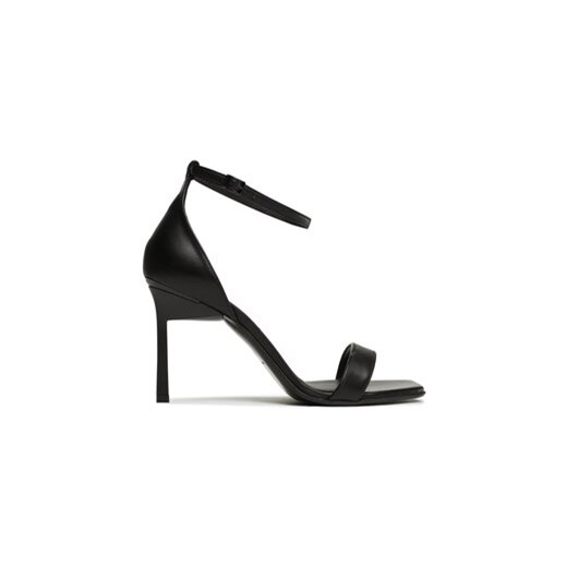 Calvin Klein Sandały Geo Stiletto Sandal 90Hh HW0HW01610 Czarny ze sklepu MODIVO w kategorii Sandały damskie - zdjęcie 171404306