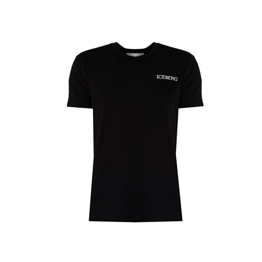 Iceberg T-Shirt "C-Neck" | F0256307 | Mężczyzna | Czarny ze sklepu ubierzsie.com w kategorii T-shirty męskie - zdjęcie 171404565