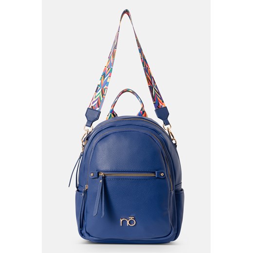 Plecak 2 w 1 NOBO z kolorowym paskiem niebieski Nobo One size okazja NOBOBAGS.COM