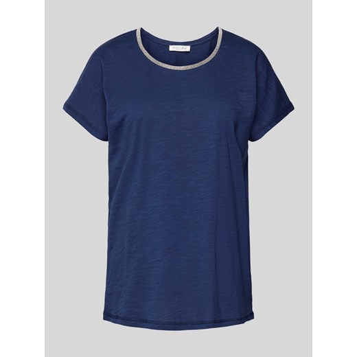 T-shirt zdobiony kamieniami ze sklepu Peek&Cloppenburg  w kategorii Bluzki damskie - zdjęcie 171406058