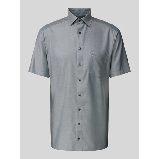 Koszula biznesowa o kroju modern fit z kieszenią na piersi model ‘Bergamo’ ze sklepu Peek&Cloppenburg  w kategorii Koszule męskie - zdjęcie 171406255