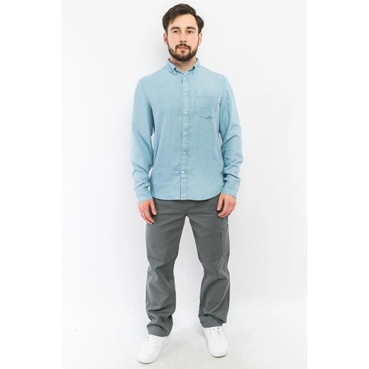 koszula męska pepe jeans pm308513 jasny niebieski ze sklepu Royal Shop w kategorii Koszule męskie - zdjęcie 171406569