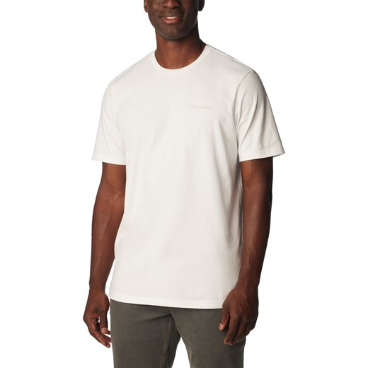 Koszulka męska Columbia EXPLORERS CANYON BACK biała 2036451103 ze sklepu a4a.pl w kategorii T-shirty męskie - zdjęcie 171407095
