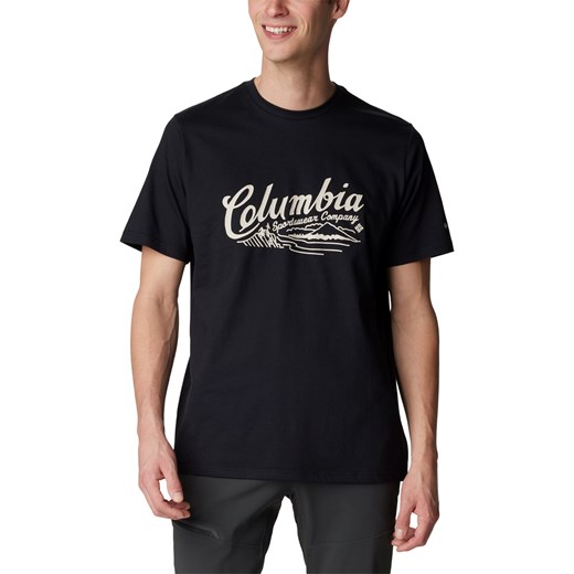 Koszulka męska Columbia ROCKAWAY RIVER GRAPHIC czarna 2022181009 ze sklepu a4a.pl w kategorii T-shirty męskie - zdjęcie 171407306