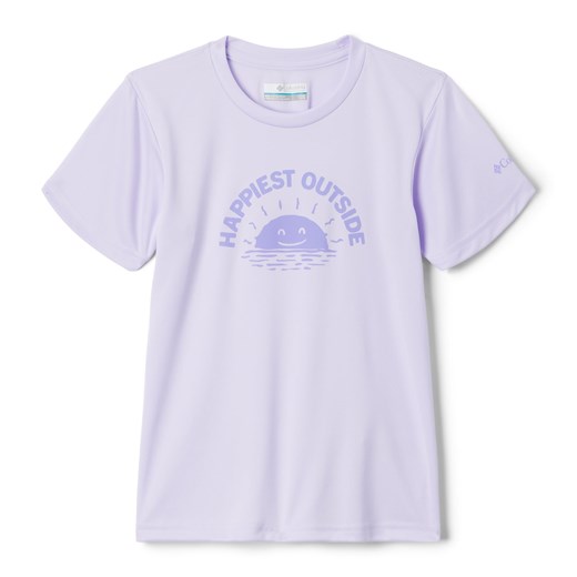 Koszulka dziewczęca Columbia FORK STREAM GRAPHIC fioletowa 2070731568 ze sklepu a4a.pl w kategorii Bluzki dziewczęce - zdjęcie 171408079