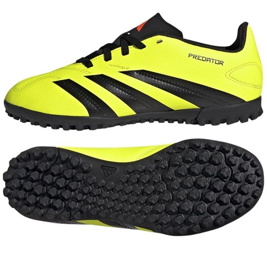 Buty piłkarskie adidas Predator Club L Tf Jr IG5436 żółte ze sklepu ButyModne.pl w kategorii Buty sportowe dziecięce - zdjęcie 171409458
