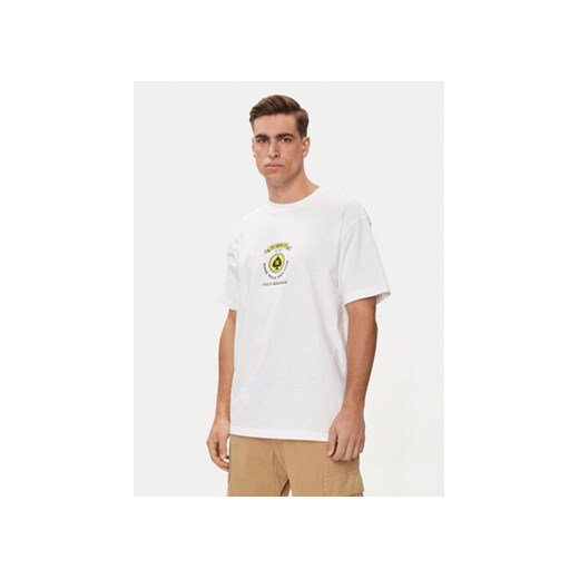 DC T-Shirt Lucky Hand Hss ADYZT05366 Biały Regular Fit ze sklepu MODIVO w kategorii T-shirty męskie - zdjęcie 171411539