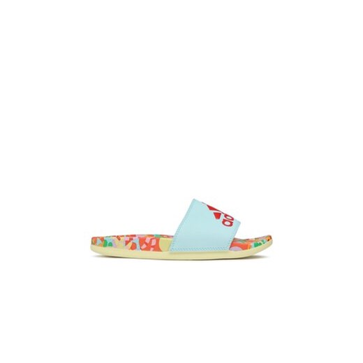 adidas Klapki Adilette Comfort Slides HQ8848 Niebieski ze sklepu MODIVO w kategorii Klapki damskie - zdjęcie 171411985