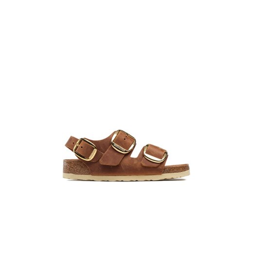 Birkenstock Sandały Milano 1024067 Brązowy ze sklepu MODIVO w kategorii Sandały damskie - zdjęcie 171412846