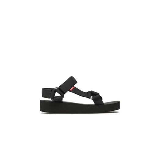 Levi's® Sandały Levi's Cadys Low Sandals Czarny ze sklepu MODIVO w kategorii Sandały damskie - zdjęcie 171413347