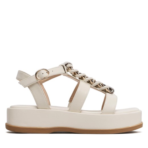 Sandały Guess Vadika FL6VAD LEA03 WHITE Guess 39 eobuwie.pl