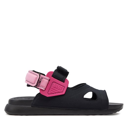 Sandały Bibi 1191016 Black/Hot Pink ze sklepu eobuwie.pl w kategorii Sandały dziecięce - zdjęcie 171417207