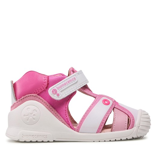 Sandały Biomecanics 222132 F-Rosa Y Blanco ze sklepu eobuwie.pl w kategorii Buciki niemowlęce - zdjęcie 171417298
