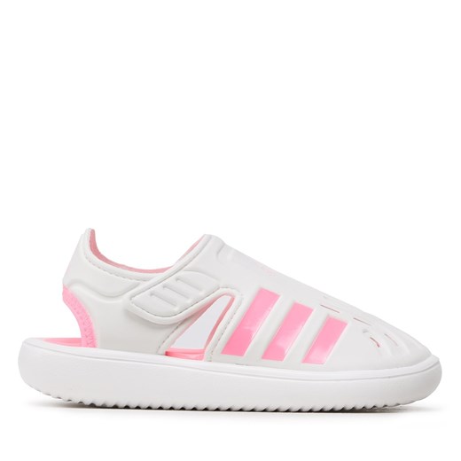 Sandały adidas Summer Closed Toe Water Sandals H06320 Cloud White/Beam Pink/Clear Pink ze sklepu eobuwie.pl w kategorii Sandały dziecięce - zdjęcie 171417397