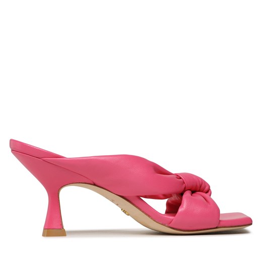 Klapki Stuart Weitzman Playa 75 Knot Sandal S7073 Hot Pink ze sklepu eobuwie.pl w kategorii Klapki damskie - zdjęcie 171417775