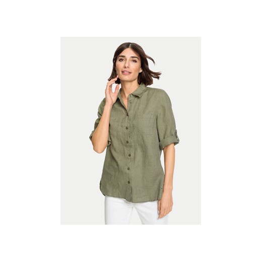 Olsen Koszula 12001786 Zielony Regular Fit ze sklepu MODIVO w kategorii Koszule damskie - zdjęcie 171420189