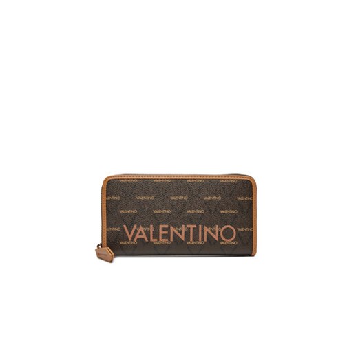 Valentino Duży Portfel Damski Liuto VPS3KG155R Brązowy ze sklepu MODIVO w kategorii Portfele damskie - zdjęcie 171420636