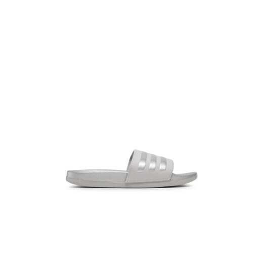 adidas Klapki Adilette Comfort Slides H03619 Szary ze sklepu MODIVO w kategorii Klapki damskie - zdjęcie 171420777