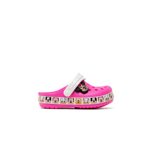 Crocs Klapki Fl Minnie Mouse Band 207720 Różowy ze sklepu MODIVO w kategorii Klapki dziecięce - zdjęcie 171420805