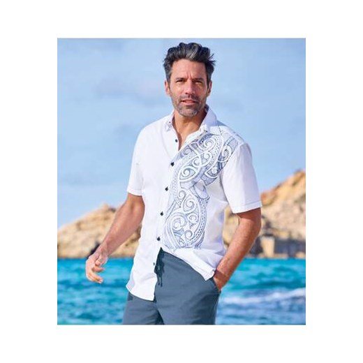 Popelinowa koszula Tahaa ze sklepu Atlas For Men w kategorii Koszule męskie - zdjęcie 171421508